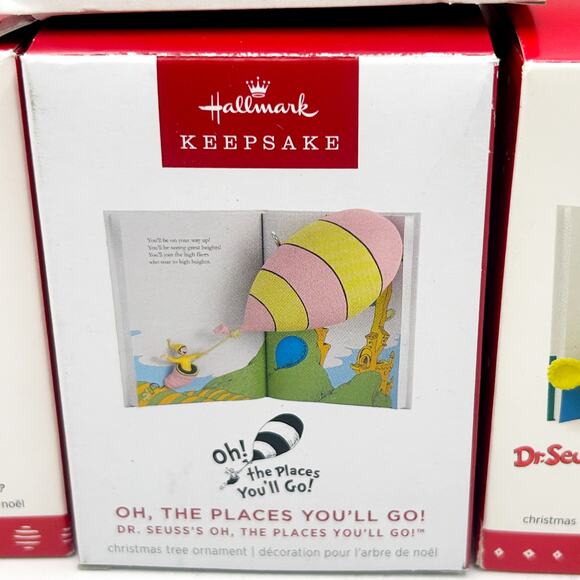 Hallmark Keepsake Dr. Seuss Christmas Ornament Lot of 4 w/ Boxes EUC - Picture 3 of 9